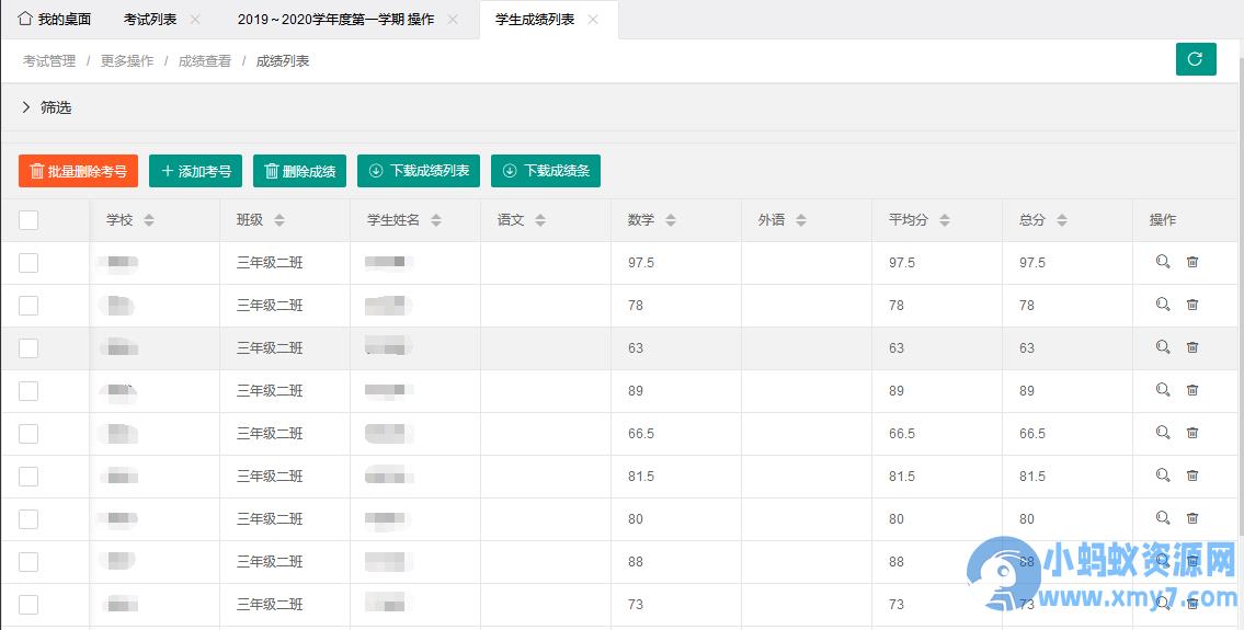最新学生成绩管理系统源码 Thinkphp6框架