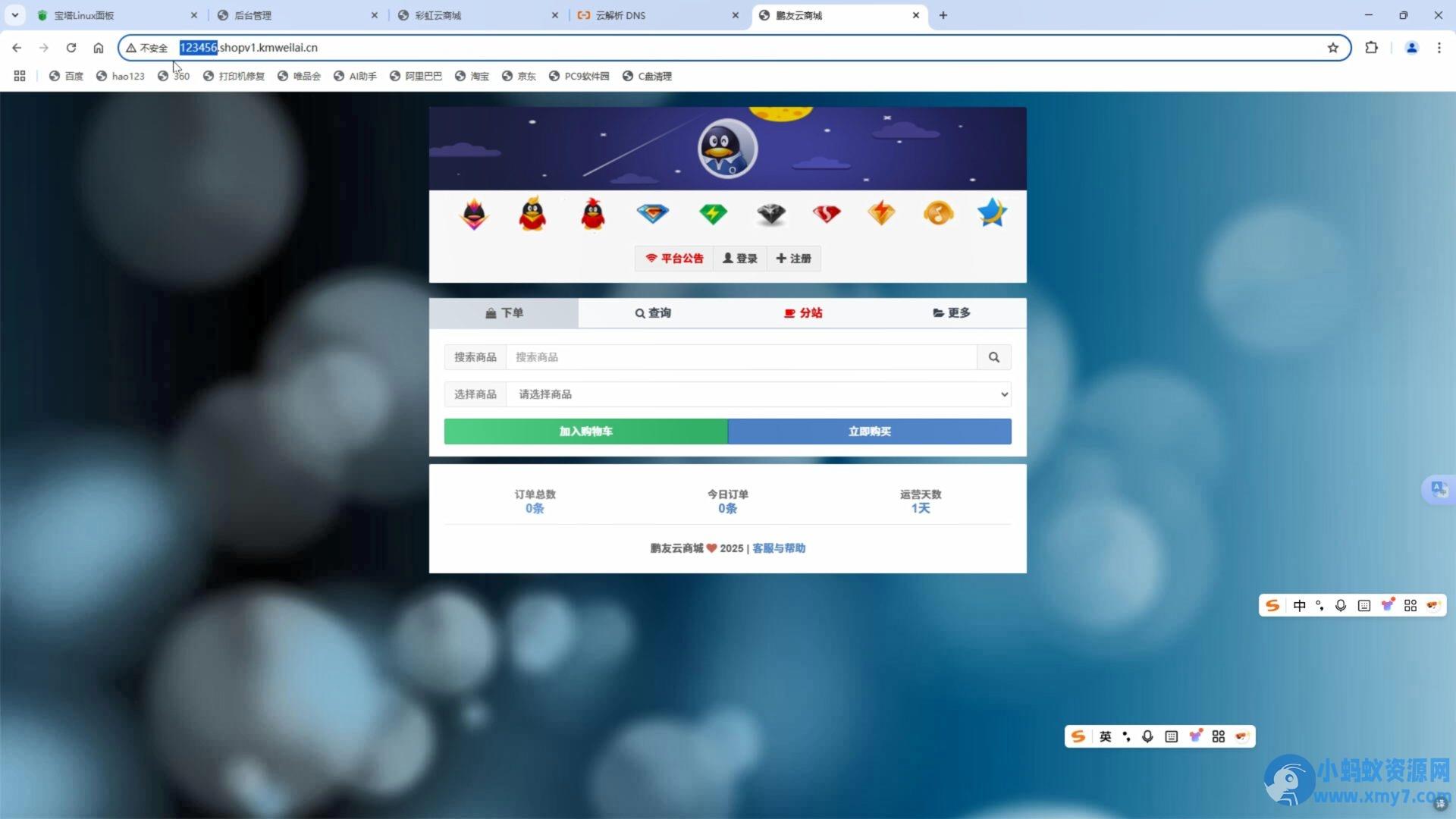 彩虹自助下单系统源码 – 聚源副业-聚源资源站