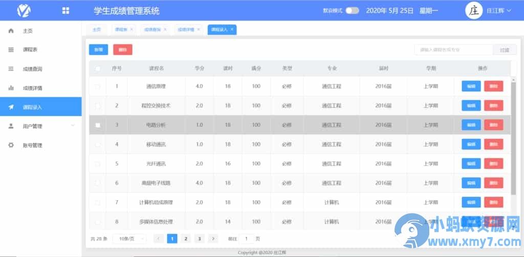 SpringBoot+Vue学生管理系统源码