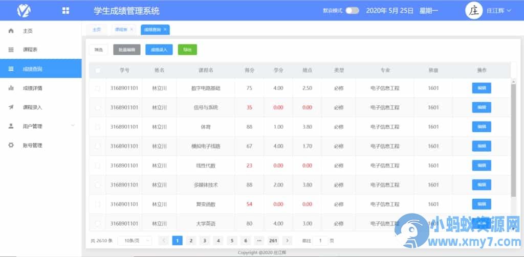 SpringBoot+Vue学生管理系统源码