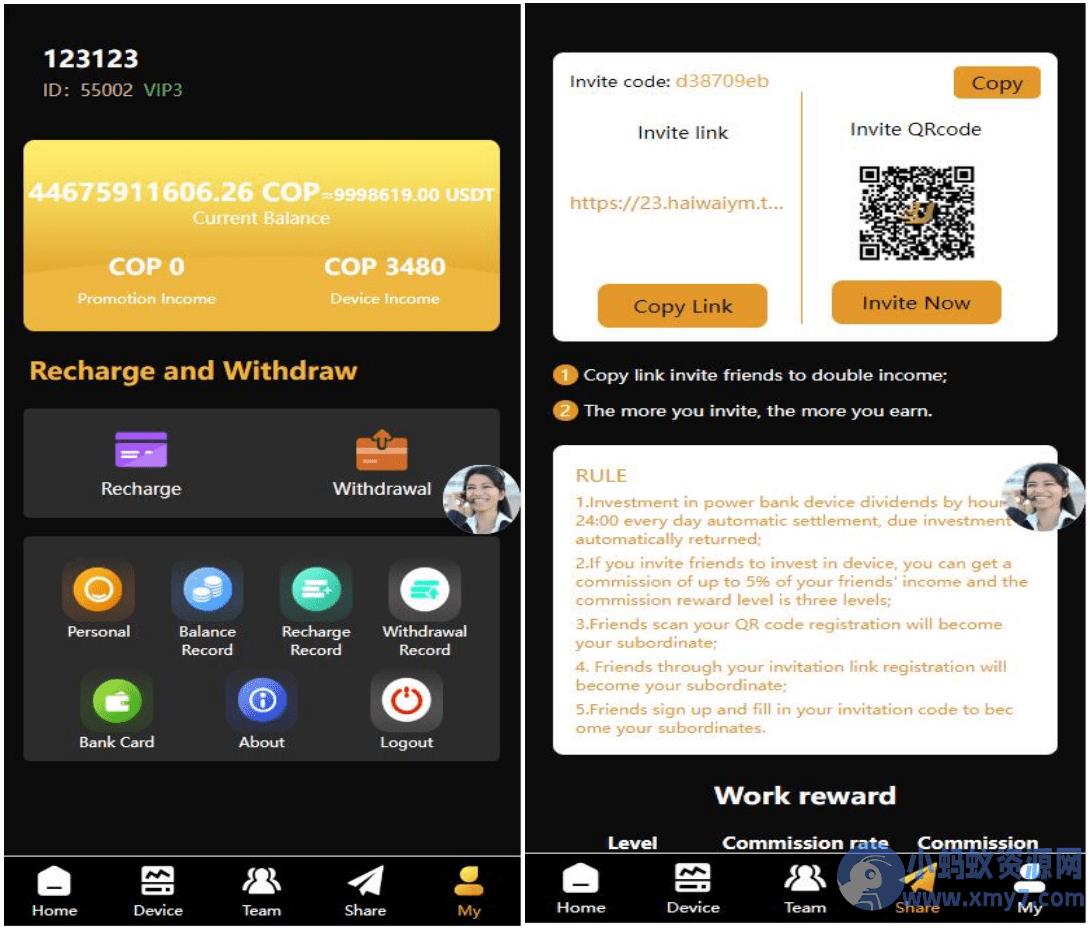 海外amazon多语言投资理财系统源码/投资理财源码/共享充电宝系统 – 聚源副业-聚源资源站
