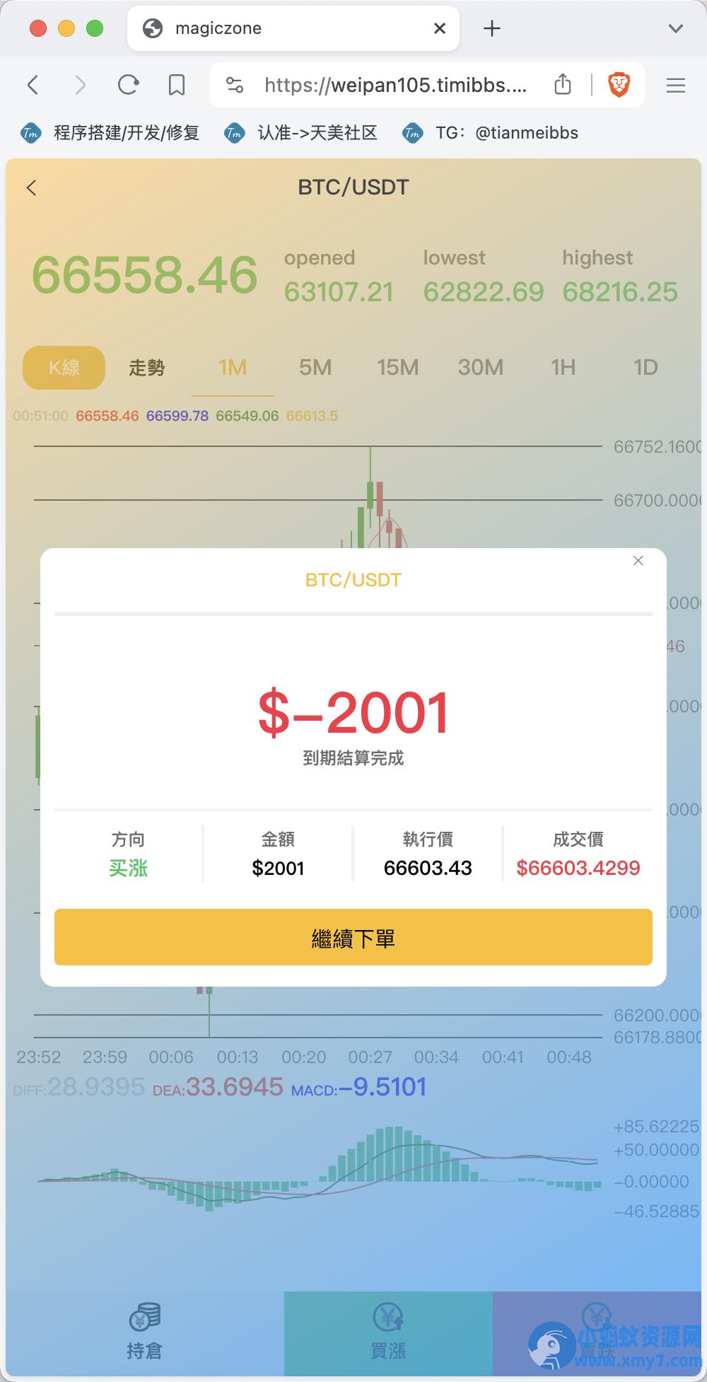 magiczone多语言微盘微交易所源码/外汇微盘系统/秒合约微盘/带质押理财功能+盈亏风控/前端html+后端PHP