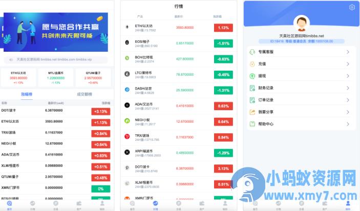 微交所中英文双语言微盘外汇源码/USDT充提+盈亏控制+修复k线/前端html+后端PHP – 聚源副业-聚源资源站