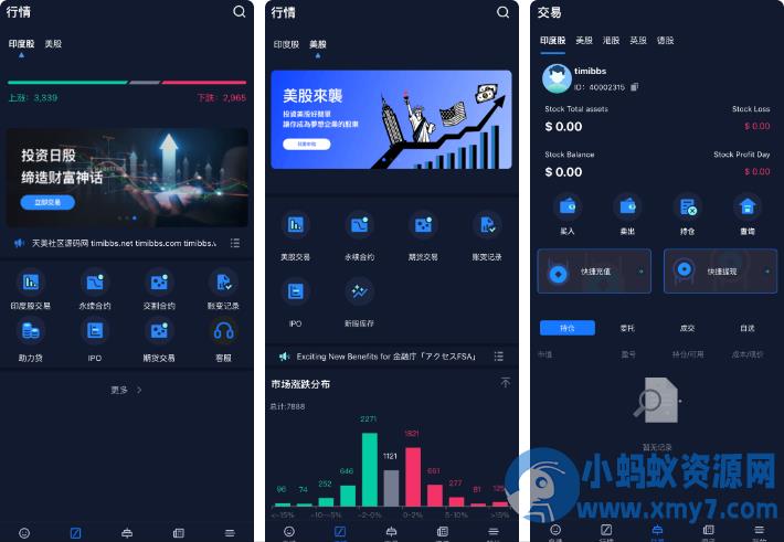 13国语言综合交易所股票源码/美股印度股源码/前端uniapp纯源码+后端Java纯源码