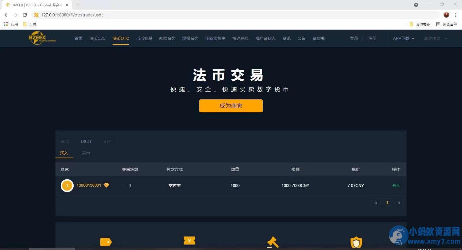 BIZZAN币严多语言交易所/法币C2C+法币OTC+币币交易+永续合约+期权合约/前端vue+后端Java/全开源版本