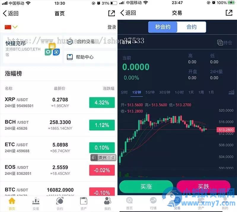 完整打包版NEM交易所/秒合约秒合约/带划转/交易所合约/币币交易所/BTC合约/杠杆/虚拟区块链源码