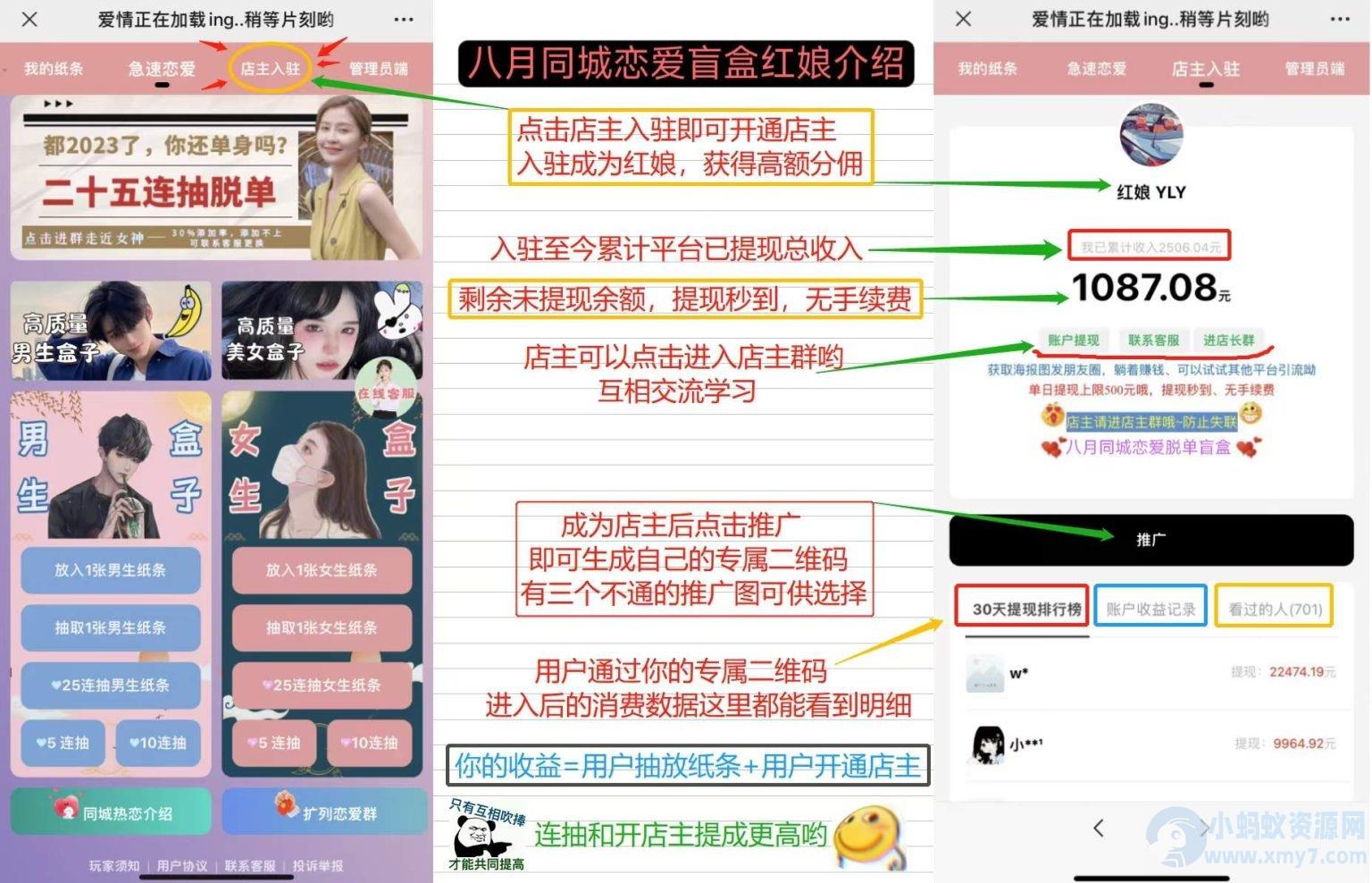 2024全新交友盲盒+付费进群二合一源码 包含全套源码+教程 – 聚源副业-聚源资源站