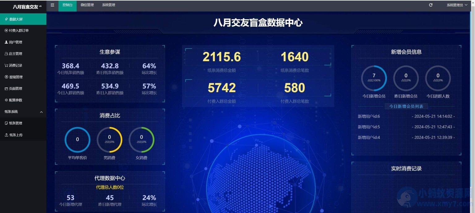 2024全新交友盲盒+付费进群二合一源码 包含全套源码+教程