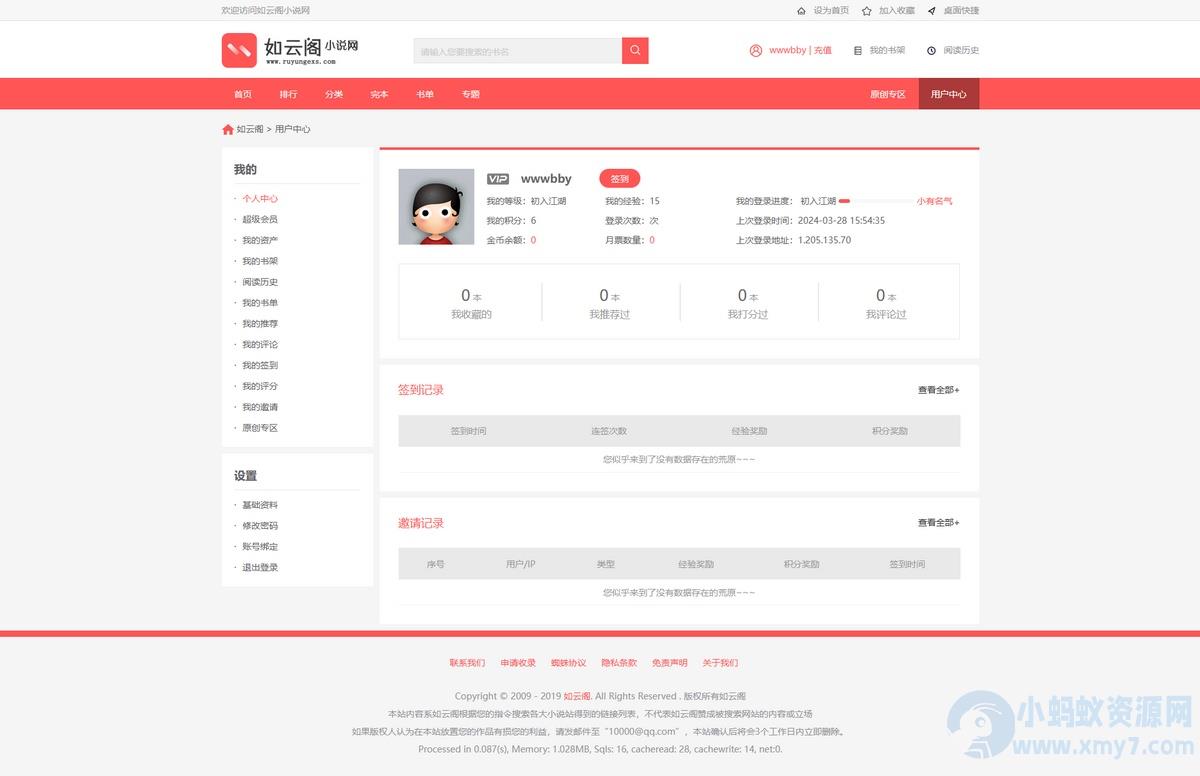 最新版PTCMS小说聚合网站系统源码+会员收费机制+深度SEO优化带自动采集+采集规则+安装教程