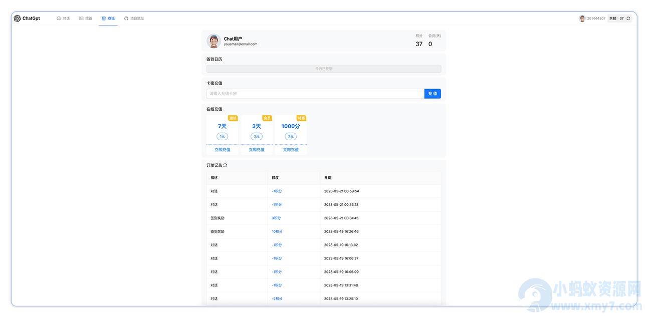 ChatGPT3.5+4.0+DALL-E版本源码+卡密充值功能+视频安装教程