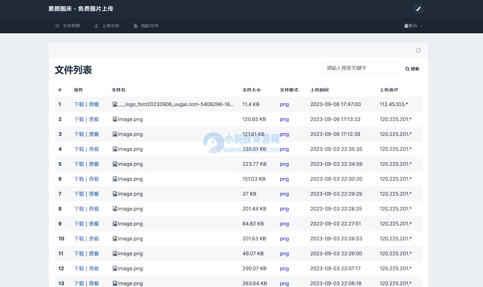 全新UI彩虹外链网盘系统源码前后端美化模板 – 聚源副业-聚源资源站