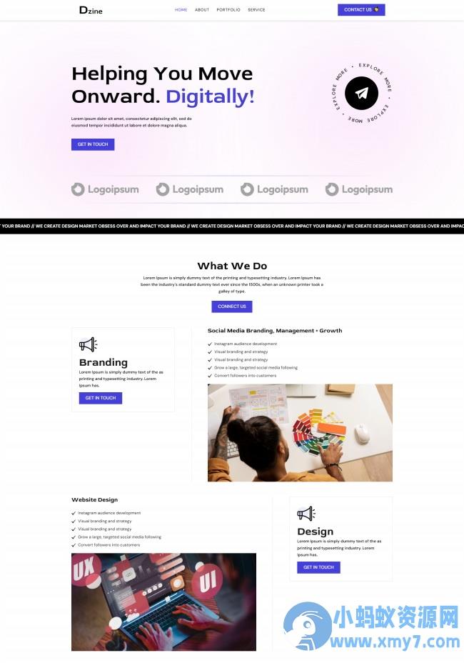 HTML5品牌营销宣传公司网站模板 – 聚源资源站-聚源资源站